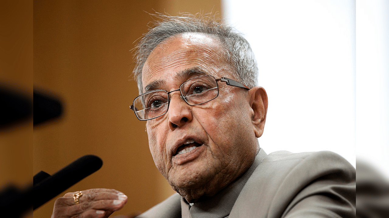 Former President Pranab Mukherjee. Credit: Getty Images