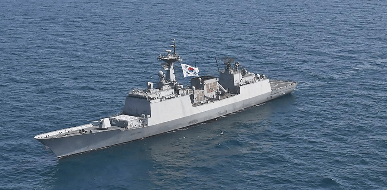 South Korean Navy's destroyer ROKS Choi Young. Credit: AFP Photo