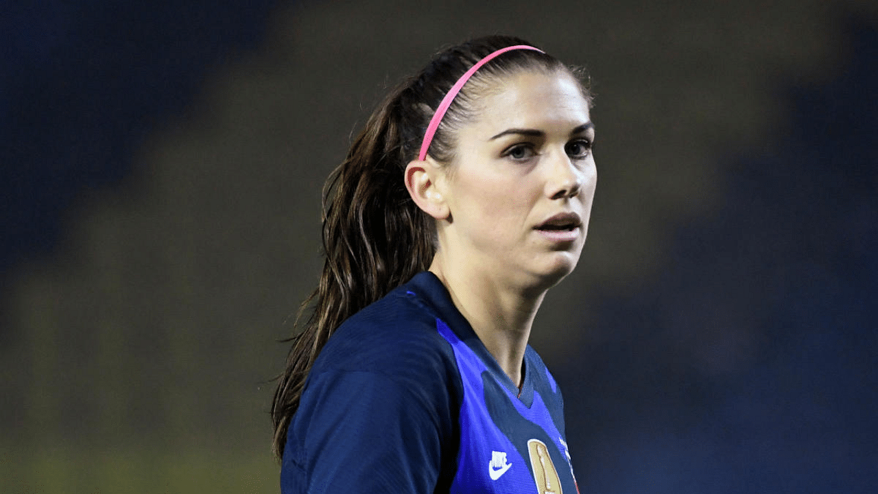 United States international Alex Morgan. Credit: Reuters File Photo