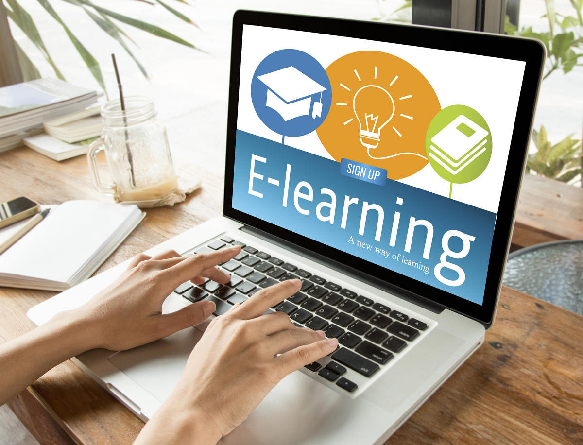 E-learning is the use of technology to enable people to learn, get trained and acquire knowledge anytime and from anywhere.