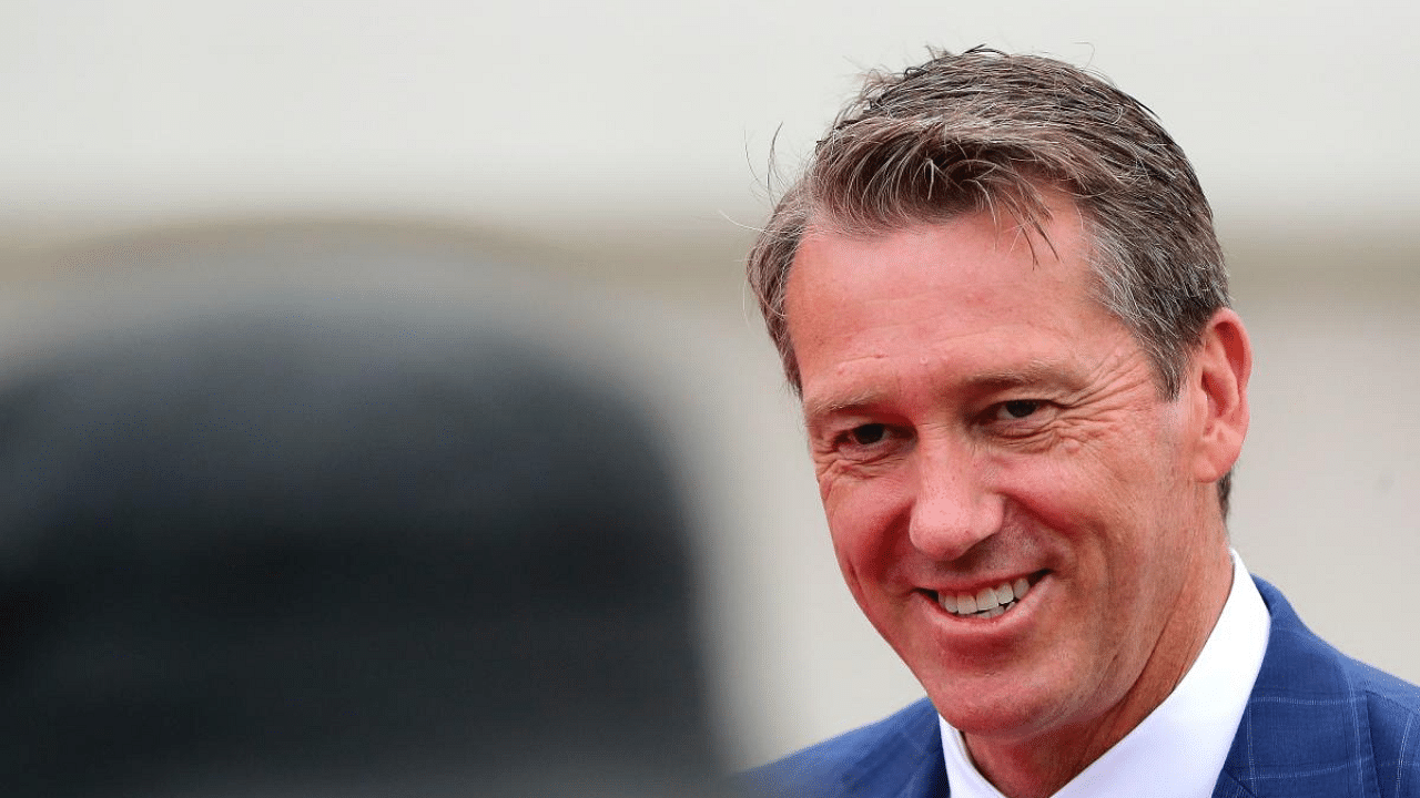 Former Australian pace legend Glenn McGrath. Credit: AFP File Photo