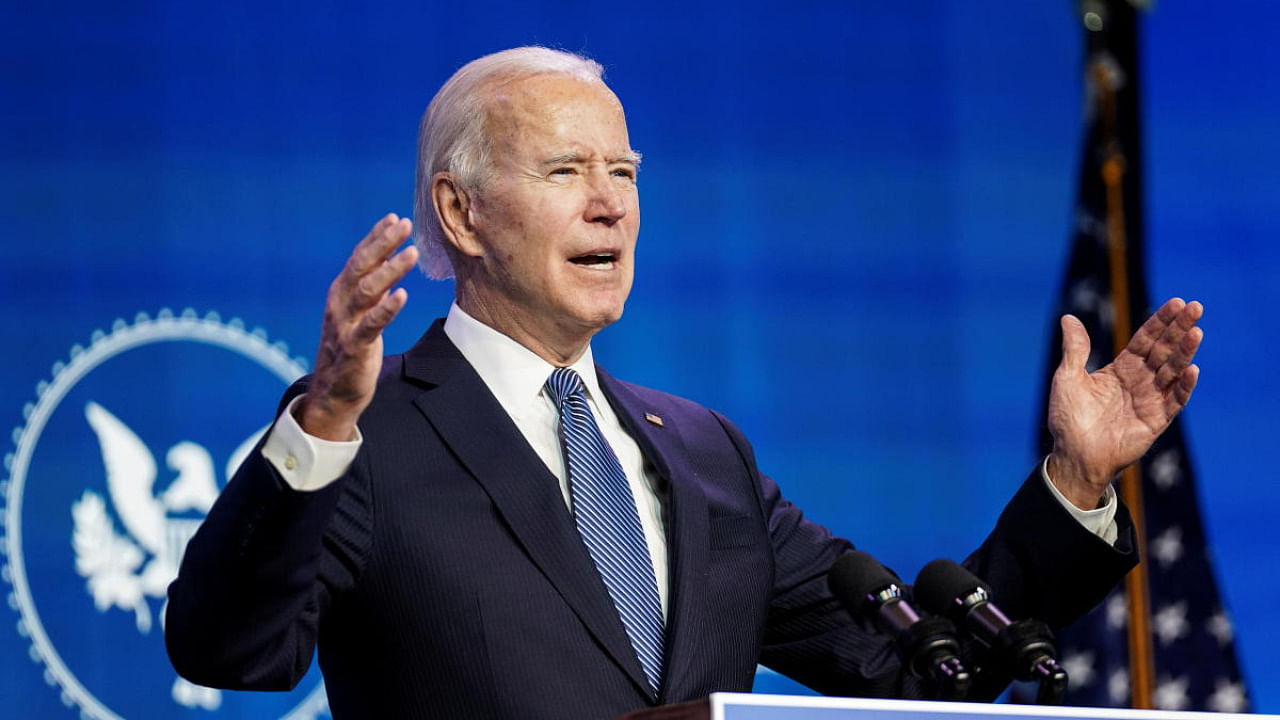 US President-elect Joe Biden. Credit: Reuters.