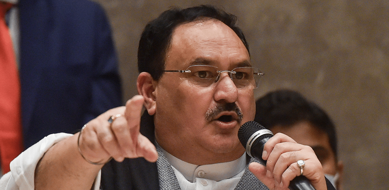 BJP president JP Nadda. Credit: PTI Photo