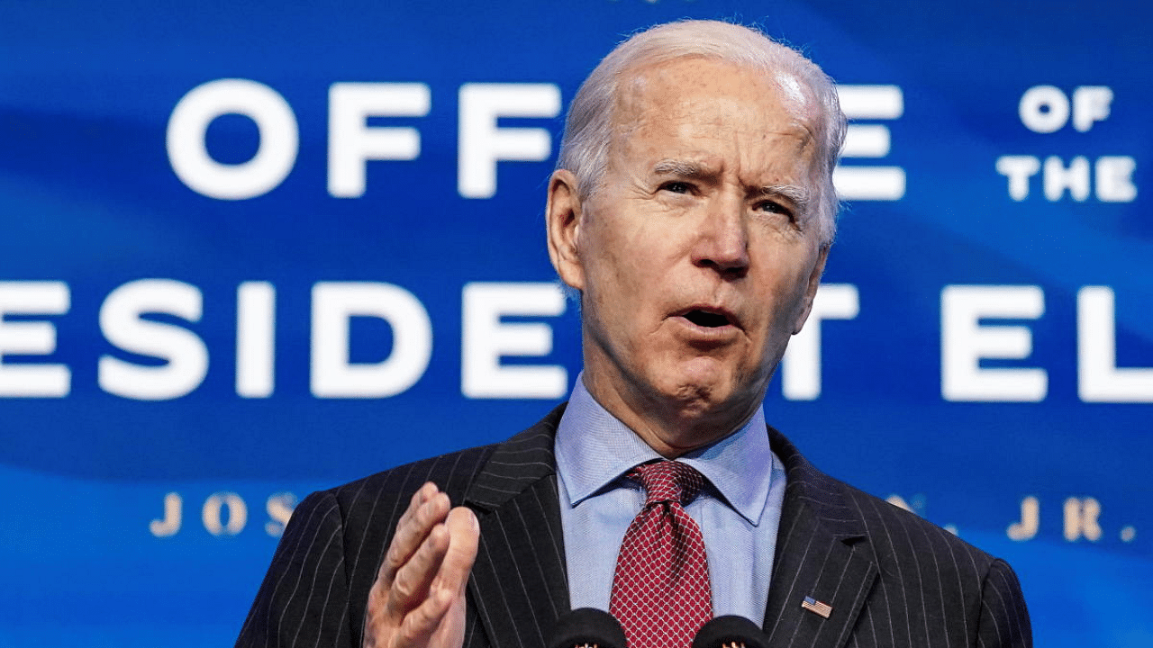 US President-elect Joe Biden. Credit: Reuters Photo