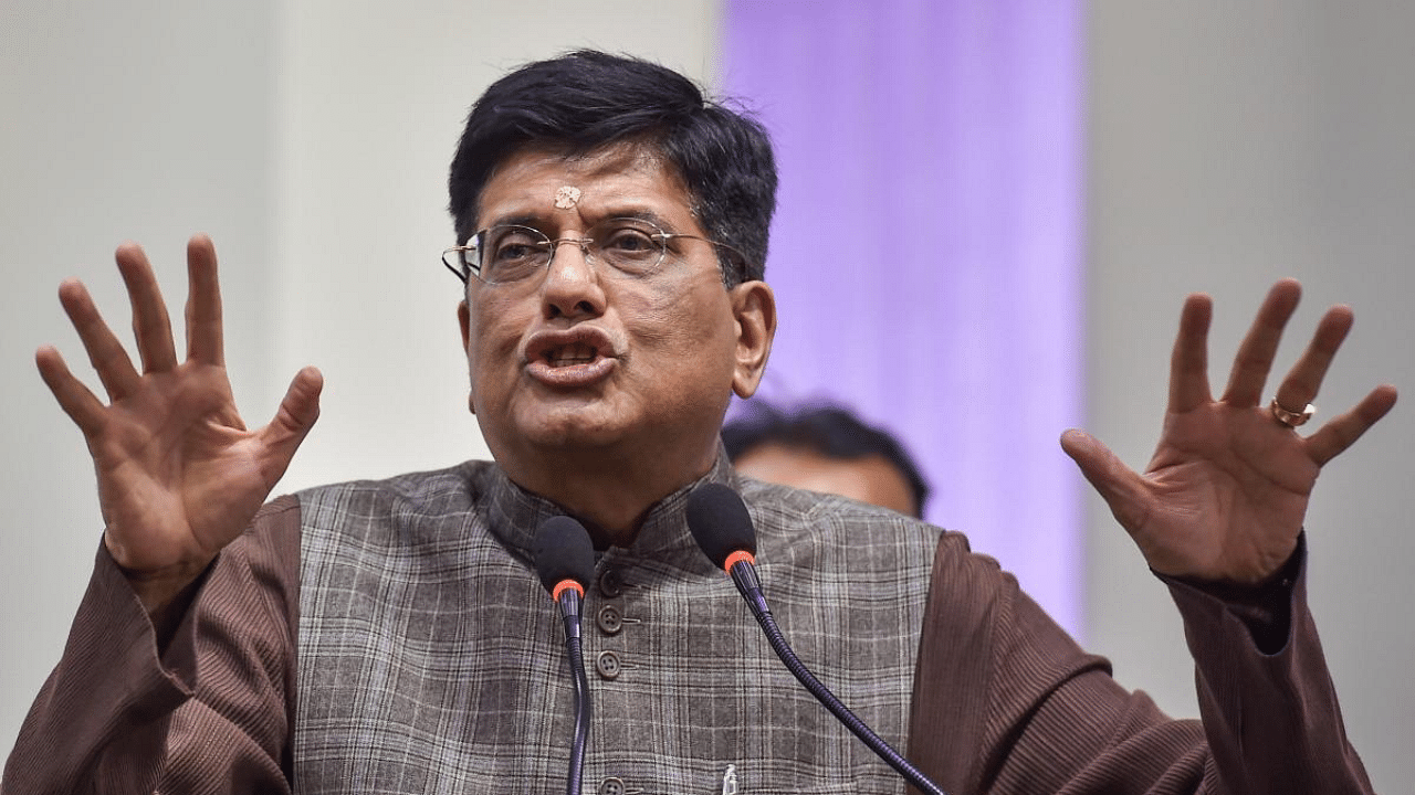 Union Commerce and Industry Minister Piyush Goyal. Credit: PTI File Photo
