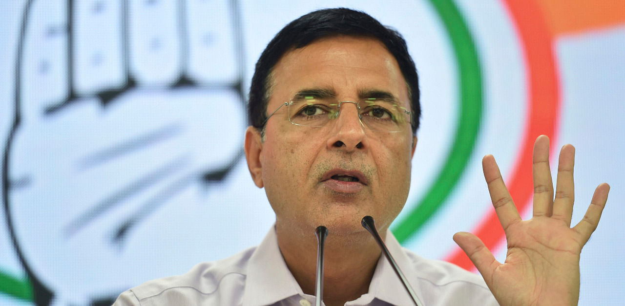 AICC General Secretary Randeep Surjewala. Credit: PTI File Photo