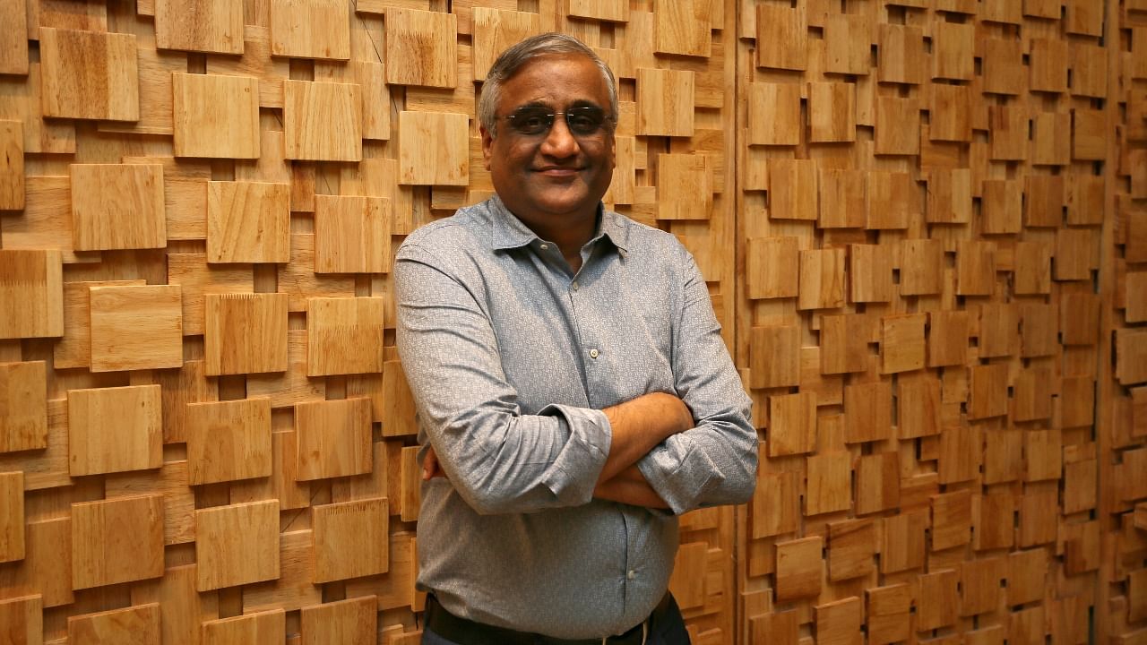 Kishore Biyani, CEO and founder of India's Future Group poses after the inauguration of Foodhall, a premium lifestyle food superstore by the Future Group, store in Mumbai. Credit: Reuters Photo