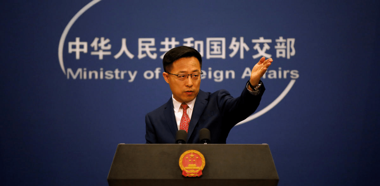 Chinese Foreign Ministry spokesman Zhao Lijian. Credit: Reuters Photo