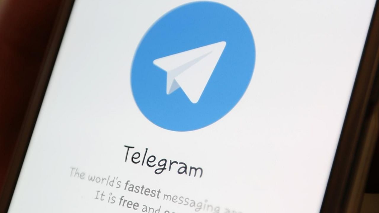 The Telegram logo is seen on a screen of a smartphone in this picture illustration. Credit: Reuters.