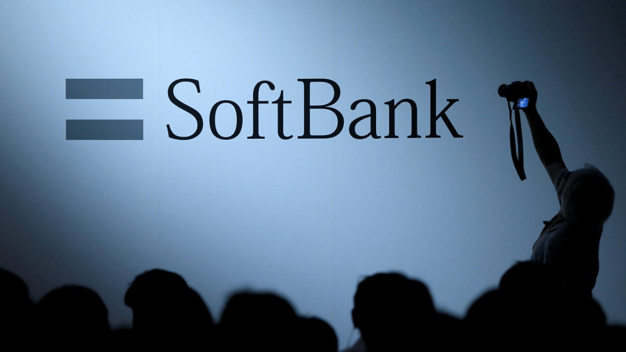 The logo of SoftBank Group Corp. Credit: Reuters File Photo
