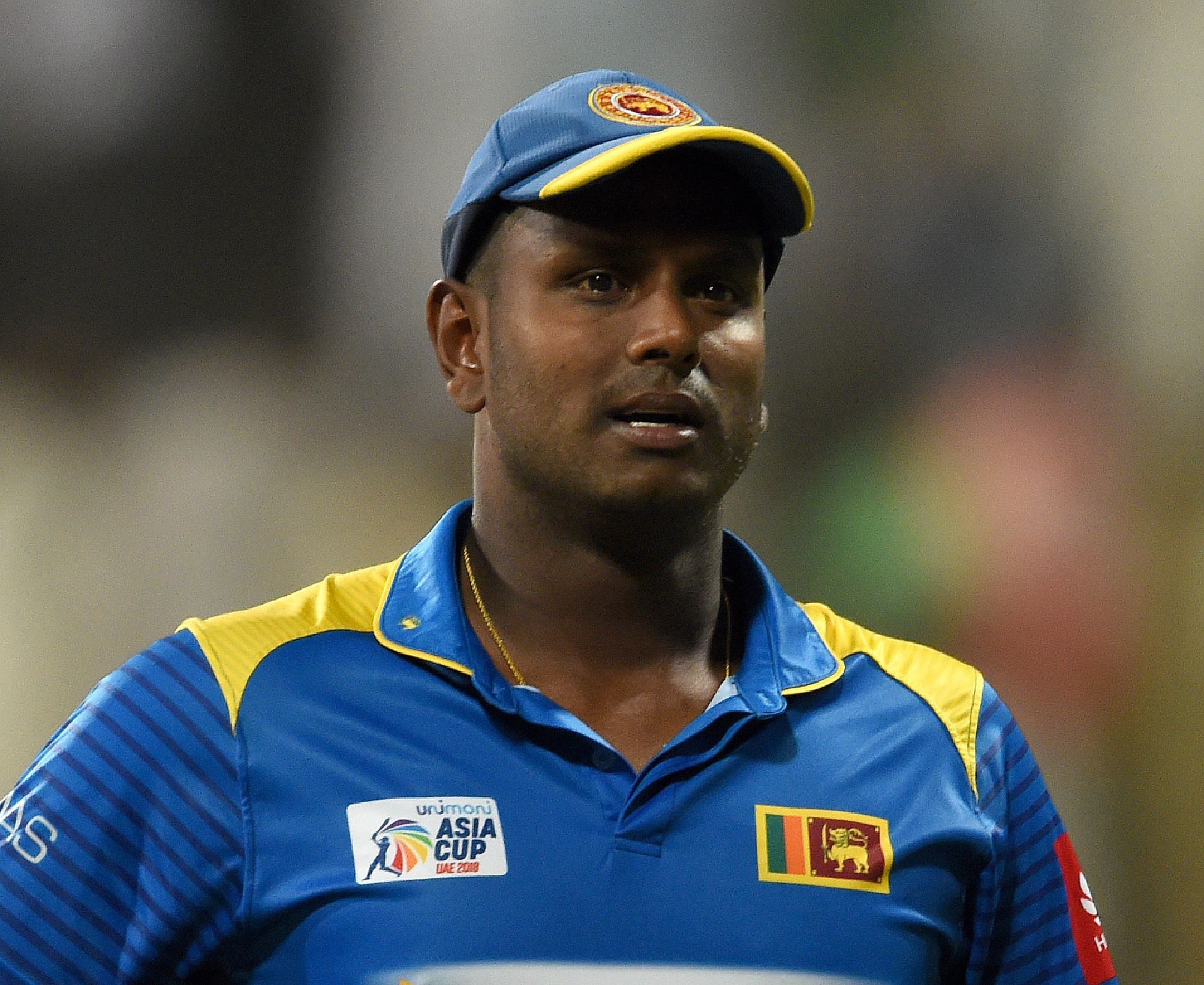 Sri Lanka's cricket team captain Angelo Mathews. Credit: AFP File Photo