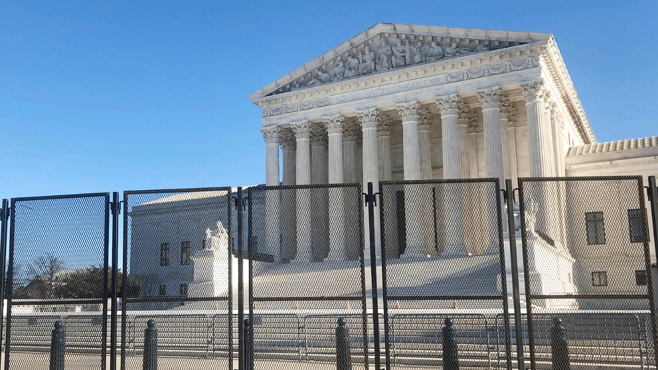 The US Supreme Court, which stands across the street from the US Capitol. Credit: AP/PTI File Photo