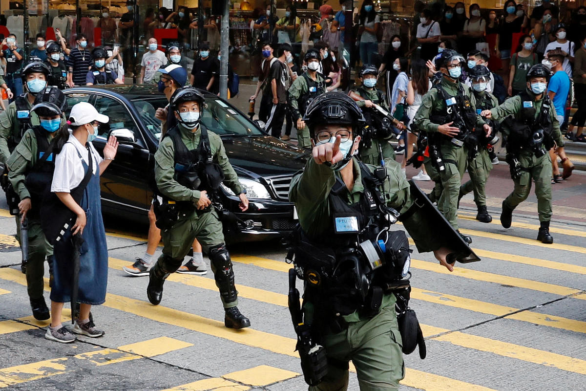 Hong Kong Police. Credit: Reuters Photo