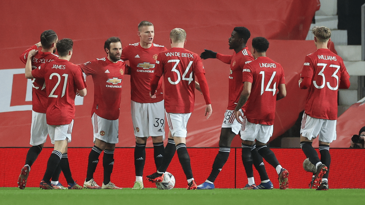 For the first time since Alex Ferguson's title-winning farewell season in 2012-13, Manchester United are top of the table at this stage of the campaign. Credit: Reuters File Photo