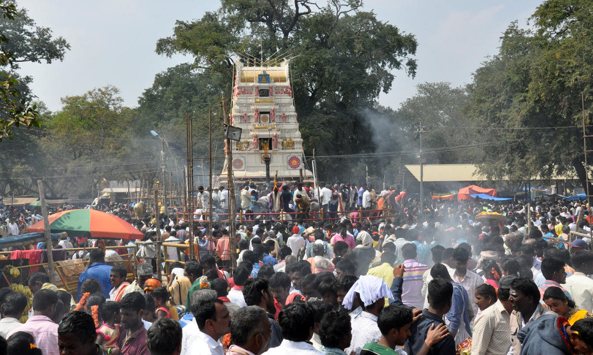 Chikkallur Jatra in Kollegal, Chamarajanagar district. DH FILE PHOTO