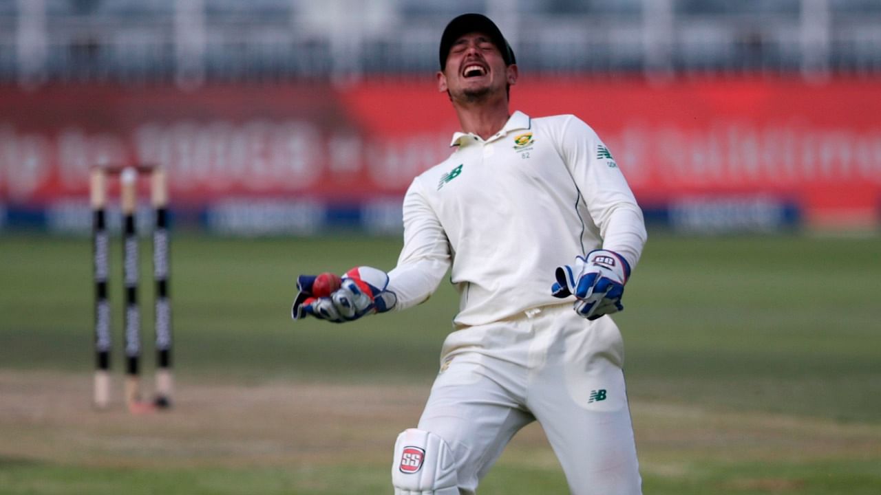 South Africa's captain and wicketkeeper Quinton de Kock. Credit: AFP Photo