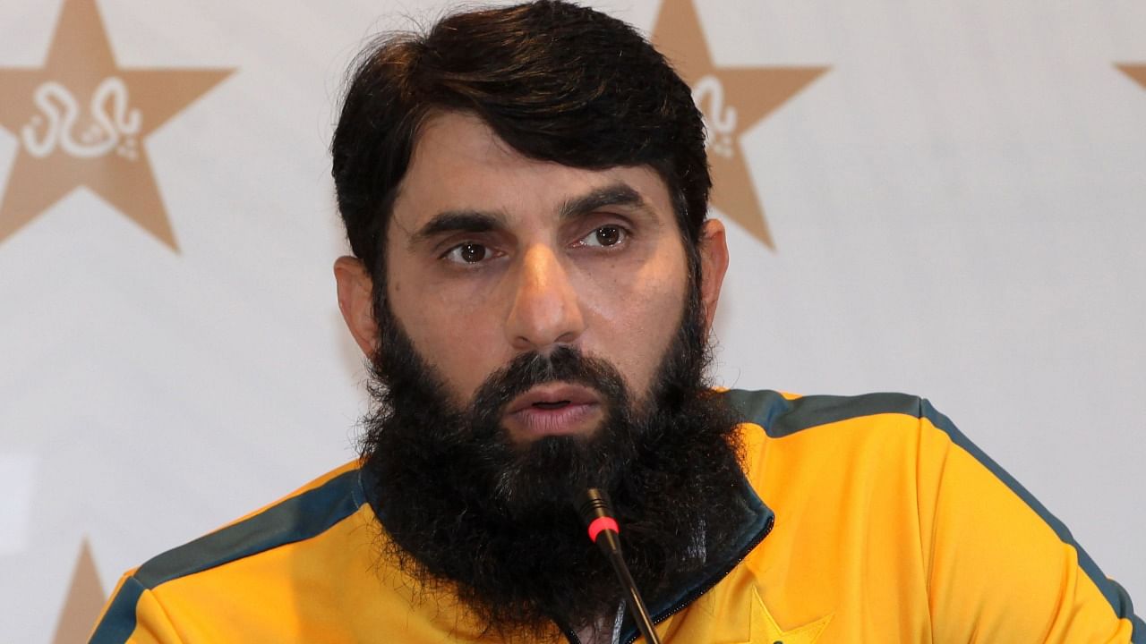 Pakistan's cricket coach Misbah-ul-Haq. Credit: AFP Photo