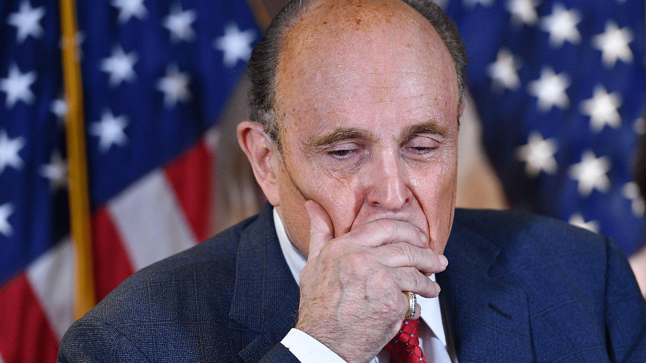 President Trump's personal lawyer Rudy Giuliani. Credit: AFP Photo