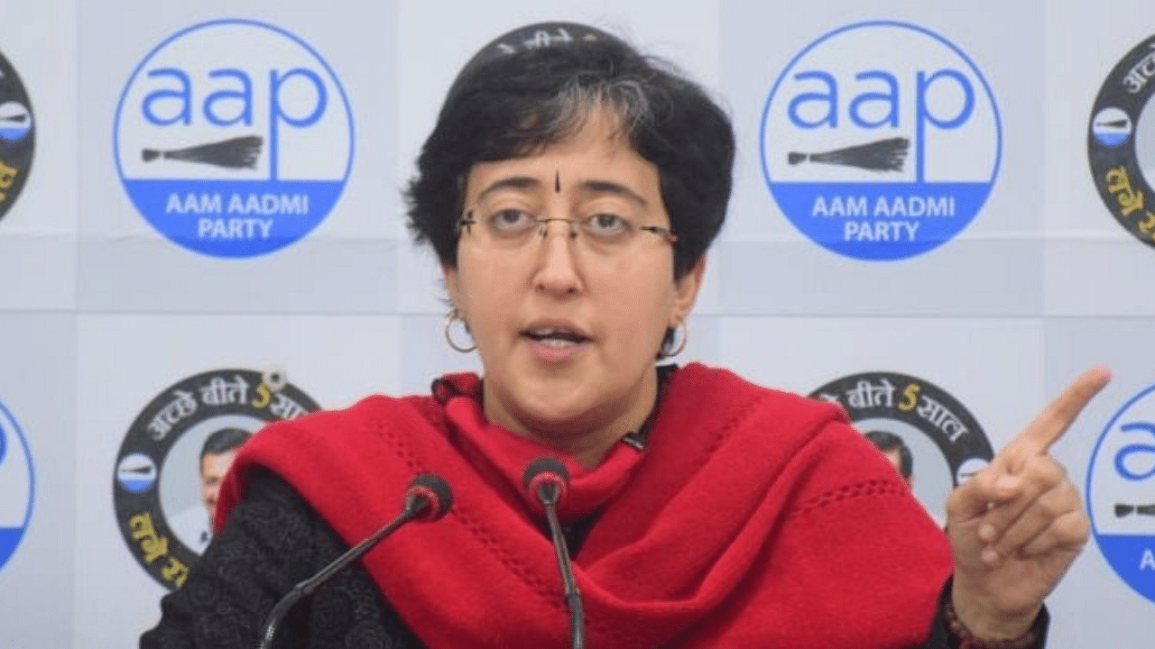 Aam Aadmi Party (AAP) spokesperson Atishi, Credit: Twitter/@AamAadmiParty