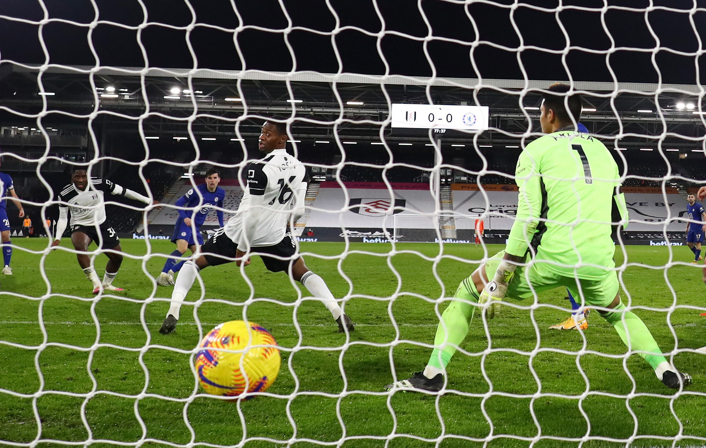 Chelsea's Mason Mount scores their first goal. Credit: Reuters Photo