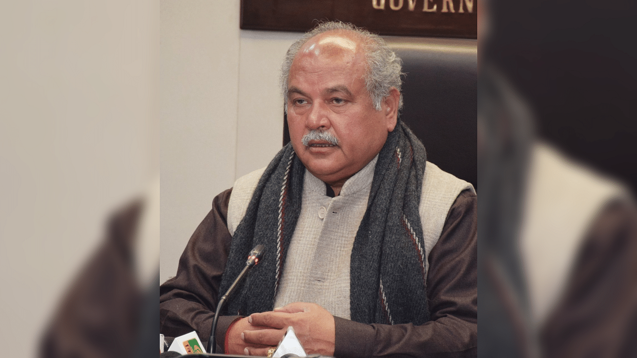 Union Agriculture Minister Narendra Singh Tomar. Credit: Twitter/@nstomar
