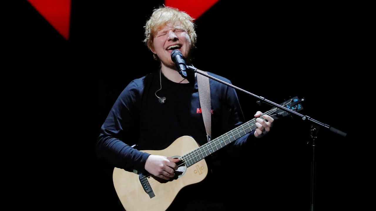 Ed Sheeran performs during the 2017 Jingle Ball at Madison Square Garden in New York. Credit: Reuters Photo