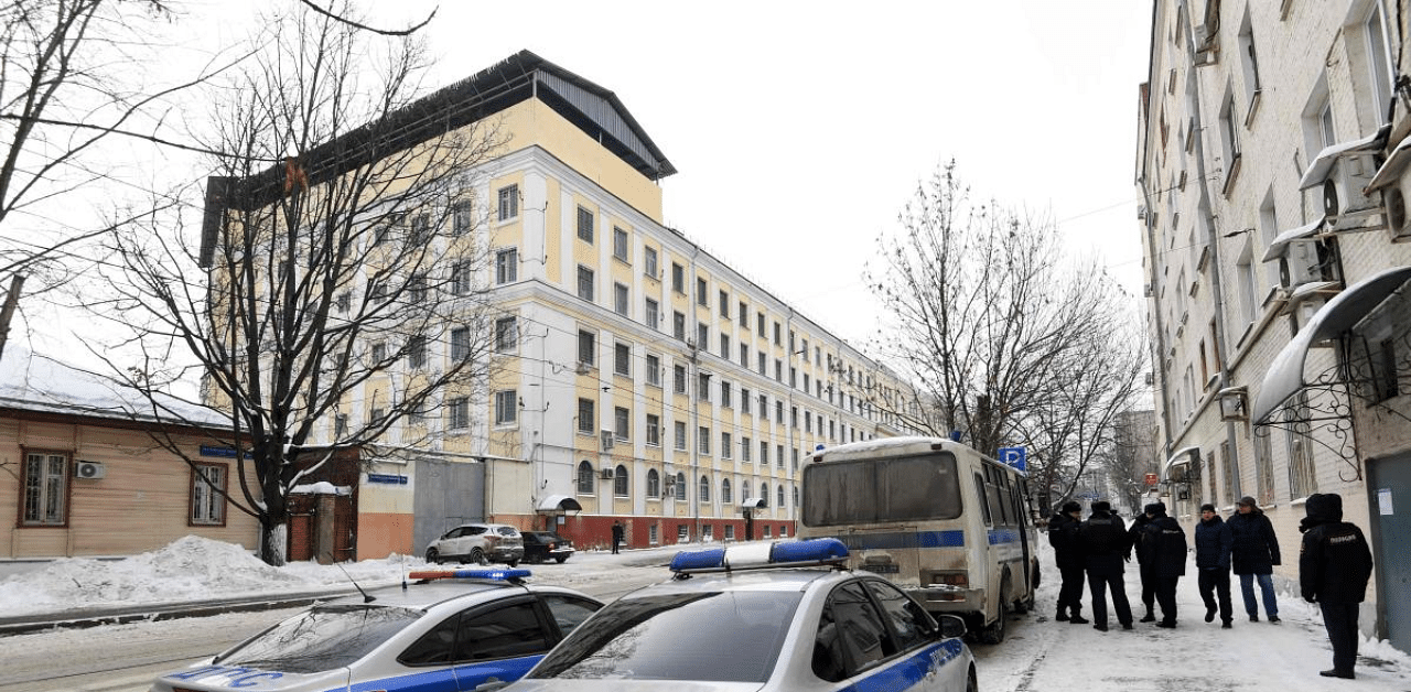 Moscow's penal detention centre Number 1 (known as Matrosskaya Tishina) where Alexei Navalny is held after being jailed for 30 days following his arrest at a Moscow airport. Credit: AFP Photo