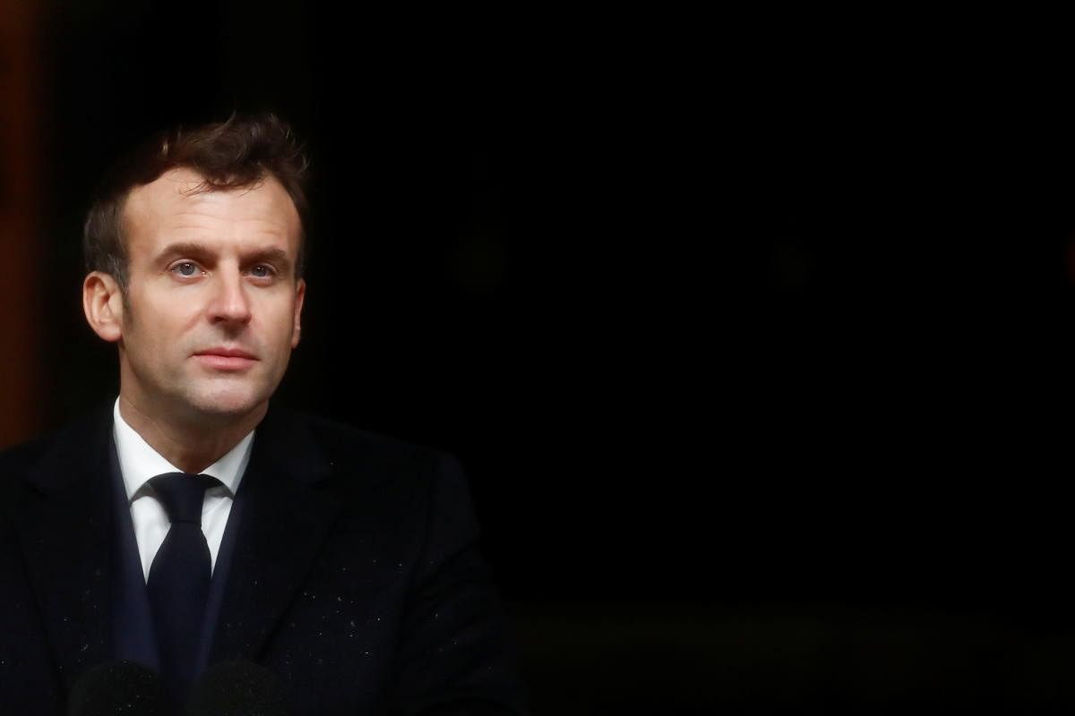 French President Emmanuel Macron. Credit: Reuters. 