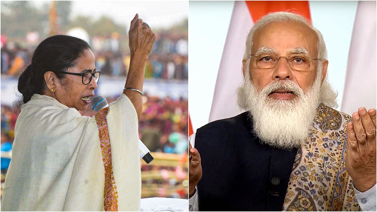 As the BJP beat the campaign drum around 'Gurudev' Rabindranath Tagore, Mamata Banerjee reacted saying Tagore's Bengal would not allow hate politics to overpower secularism. Credit: PTI