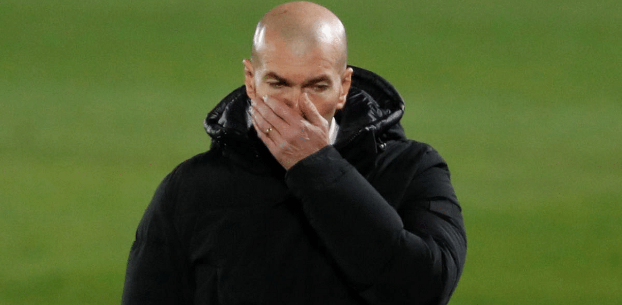 Real Madrid coach Zinedine Zidane. Credit: Reuters Photo