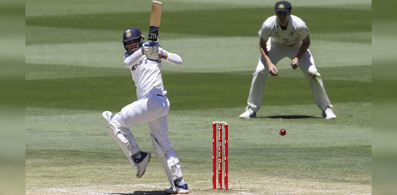 Shubman Gill against Australia. Credit: AP. 