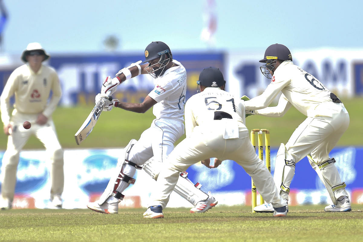 A view of Sri Lanka vs England, first Test. Credit: PTI. 