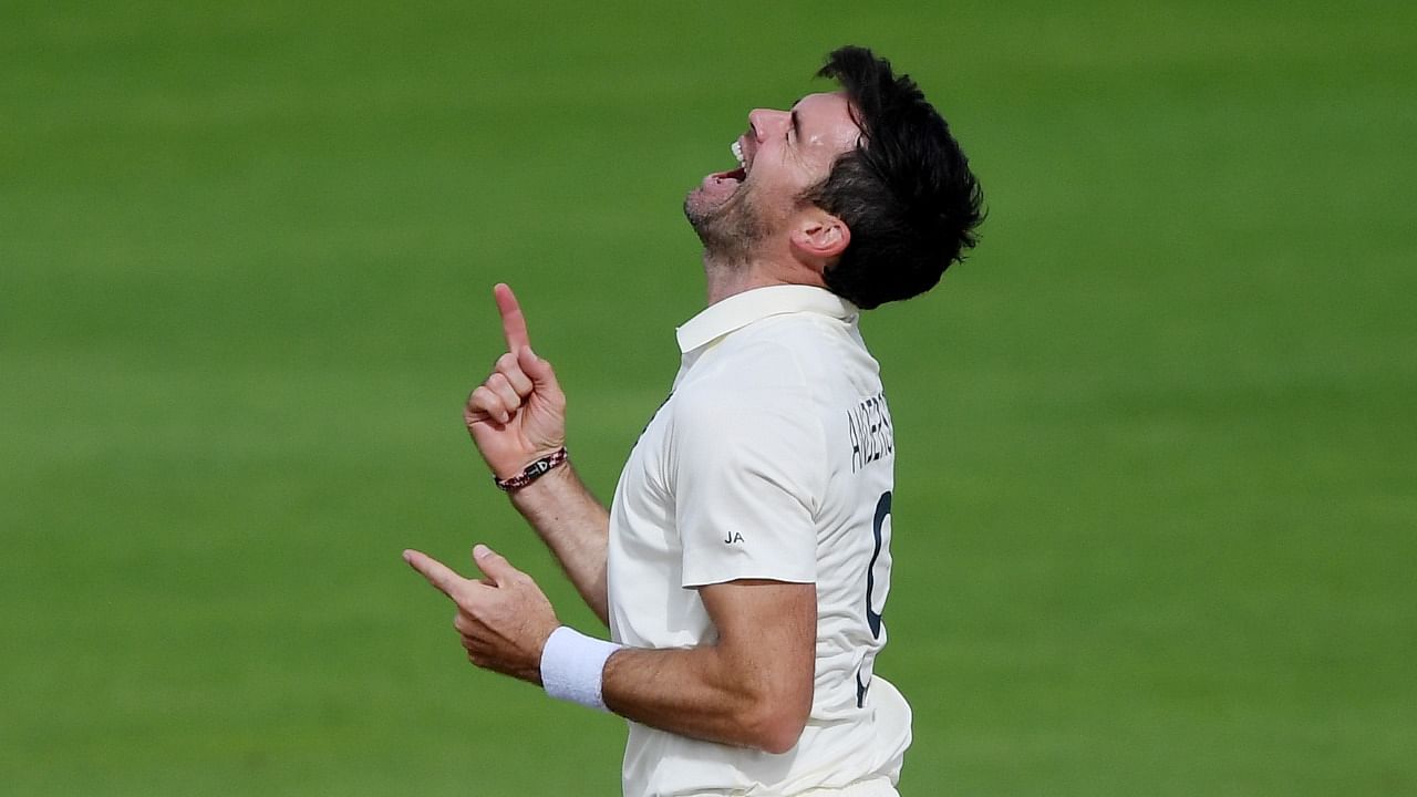 England pacer James Anderson. Credit: Reuters File Photo