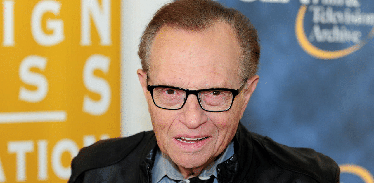 Late television and radio host Larry King. Credit: Reuters. 