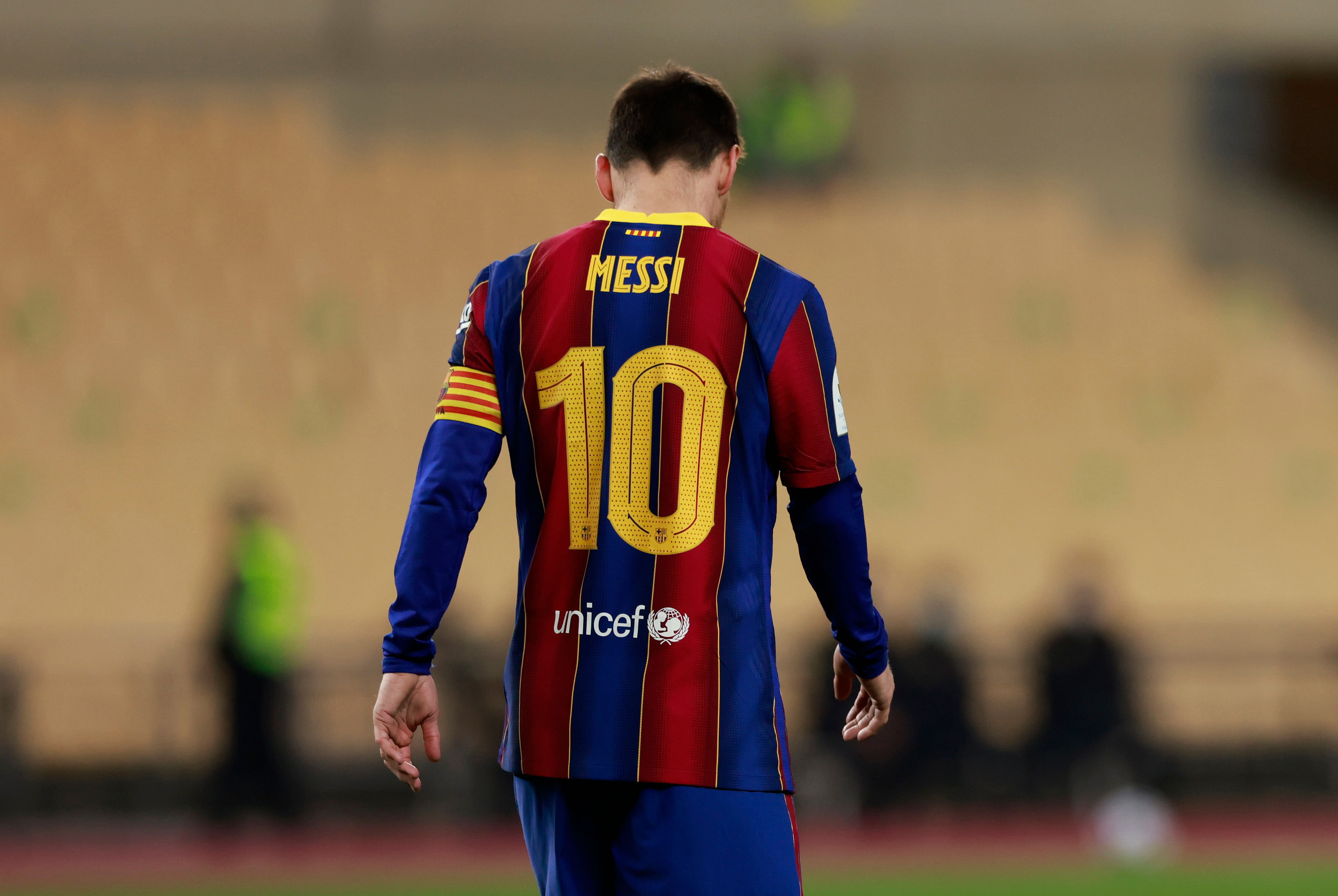 Barcelona's Lionel Messi. Credit: REUTERS File Photo