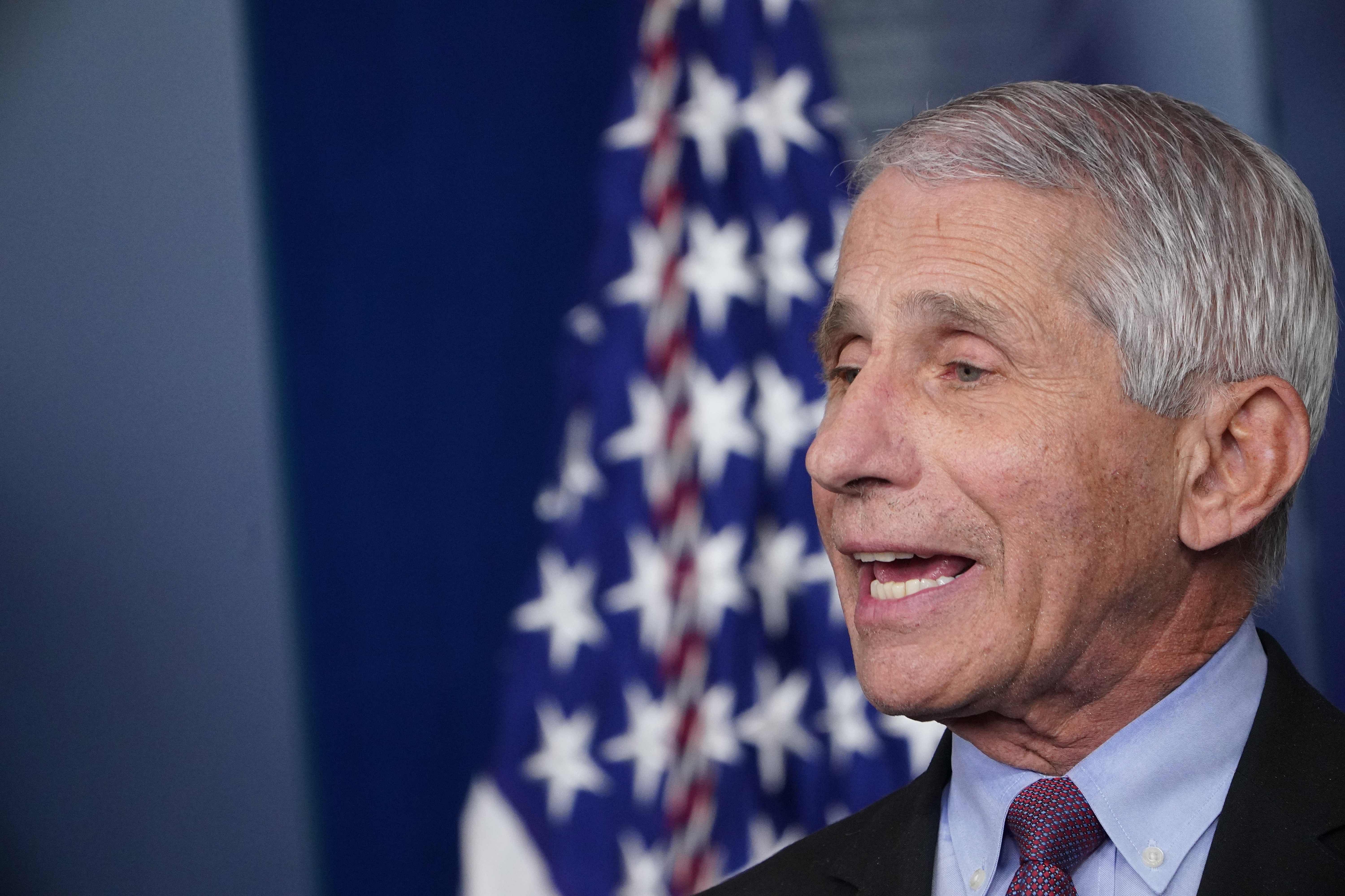 Dr Anthony Fauci, infectious diseases chief at the National Institutes of Health. Credit: AFP File Photo