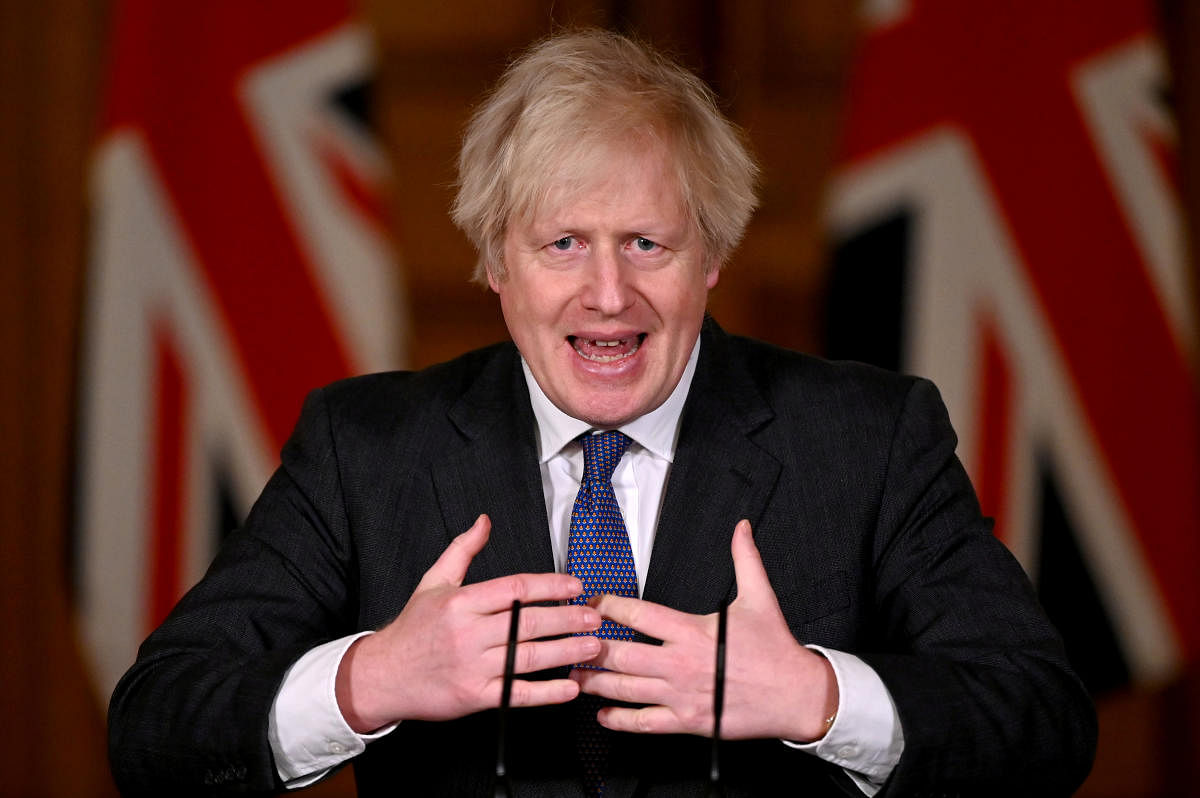 British Prime Minister Boris Johnson. Credit: Reuters photo. 