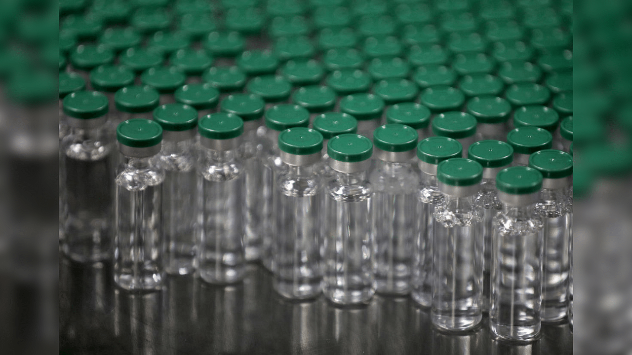 Vials of AstraZeneca's Covishield coronavirus (COVID-19) vaccine, are seen before they are packaged inside a lab at Serum Institute of India, Pune, India, November 30, 2020. Credit: Reuters Photo