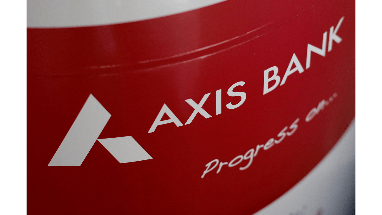 The logo of Axis Bank. Credit: Reuters Photo