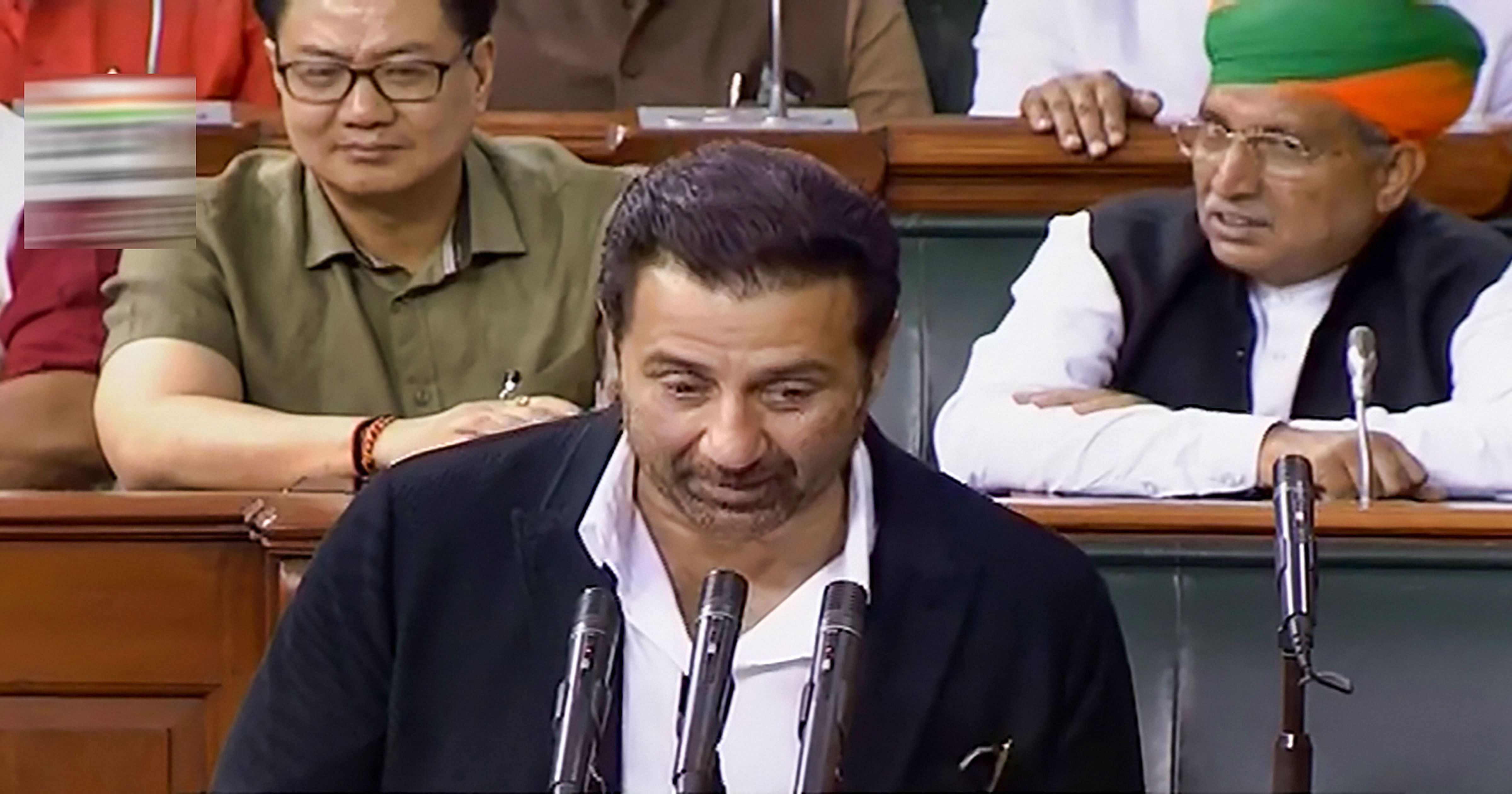 BJP MP Sunny Deol. Credit: PTI Photo