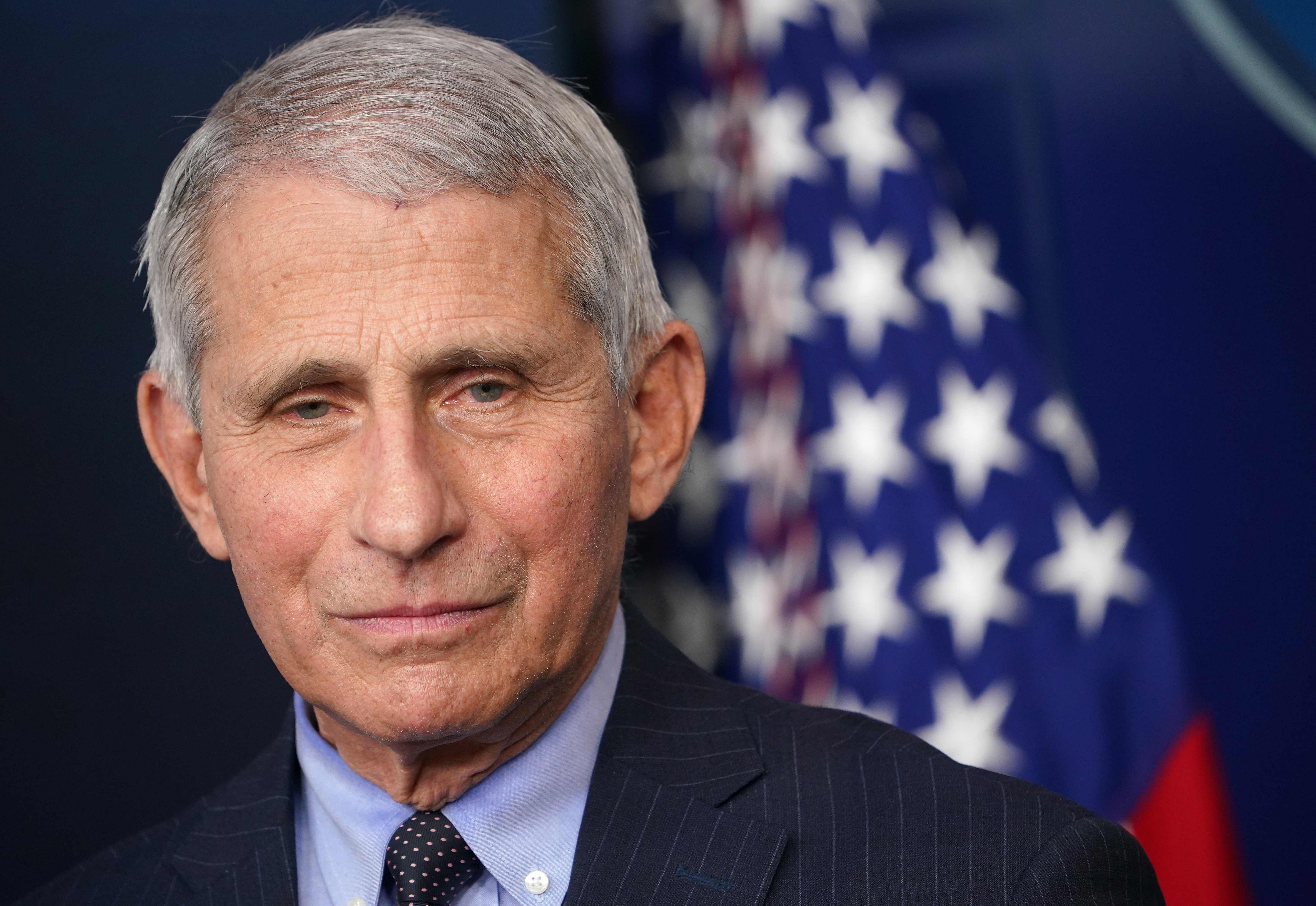 US Director of the National Institute of Allergy and Infectious Diseases Anthony Fauci. Credit: AFP File Photo