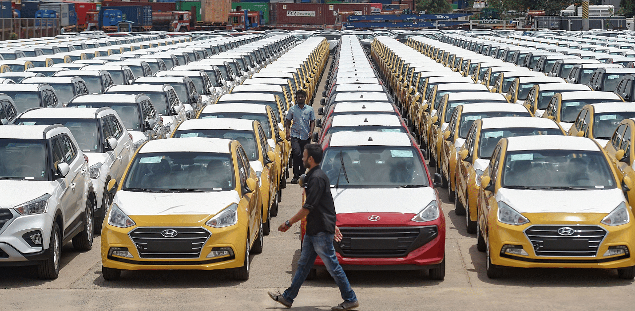 The passenger vehicle market's 10-year CAGR over the decade FY2000 to FY2010 stood at 10.3 per cent which dipped to 3.6 per cent in the decade FY2010 to FY2020. Credit: PTI Photo