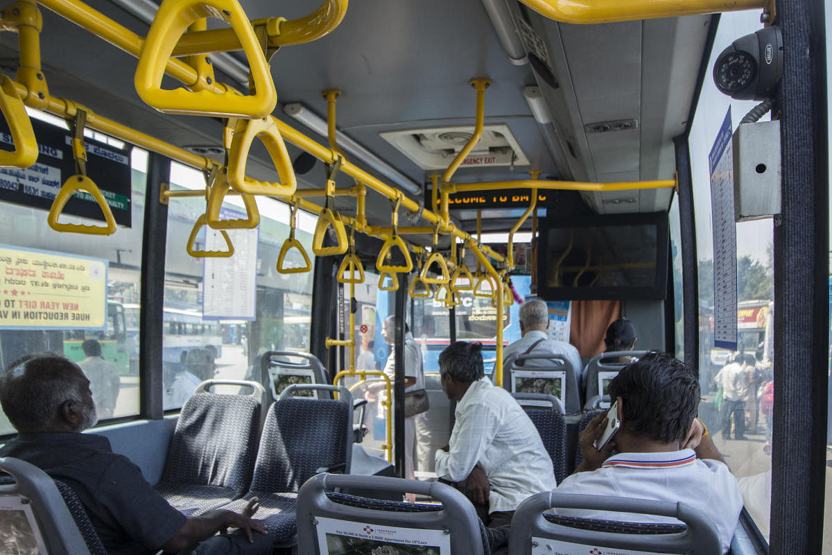 The BMTC's daily revenue from AC buses is less than 30% of what it was in 2019. Credit: DH FILE PHOTO