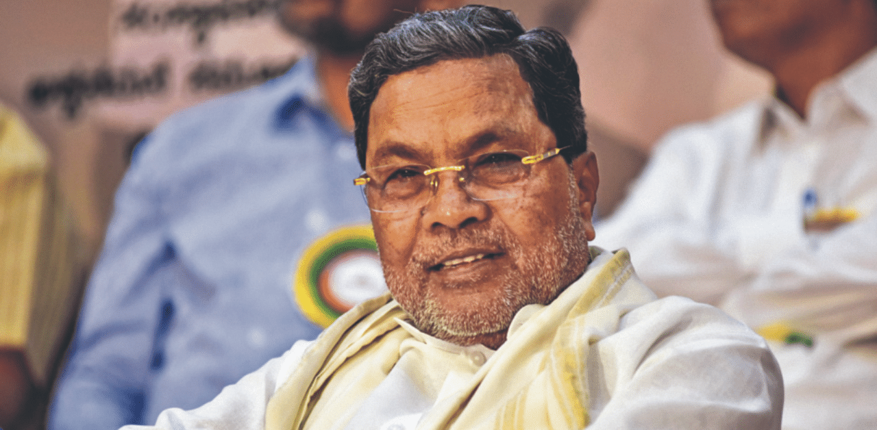 Karnataka’s Leader of the Opposition Siddaramaiah. Credit: DH Photo