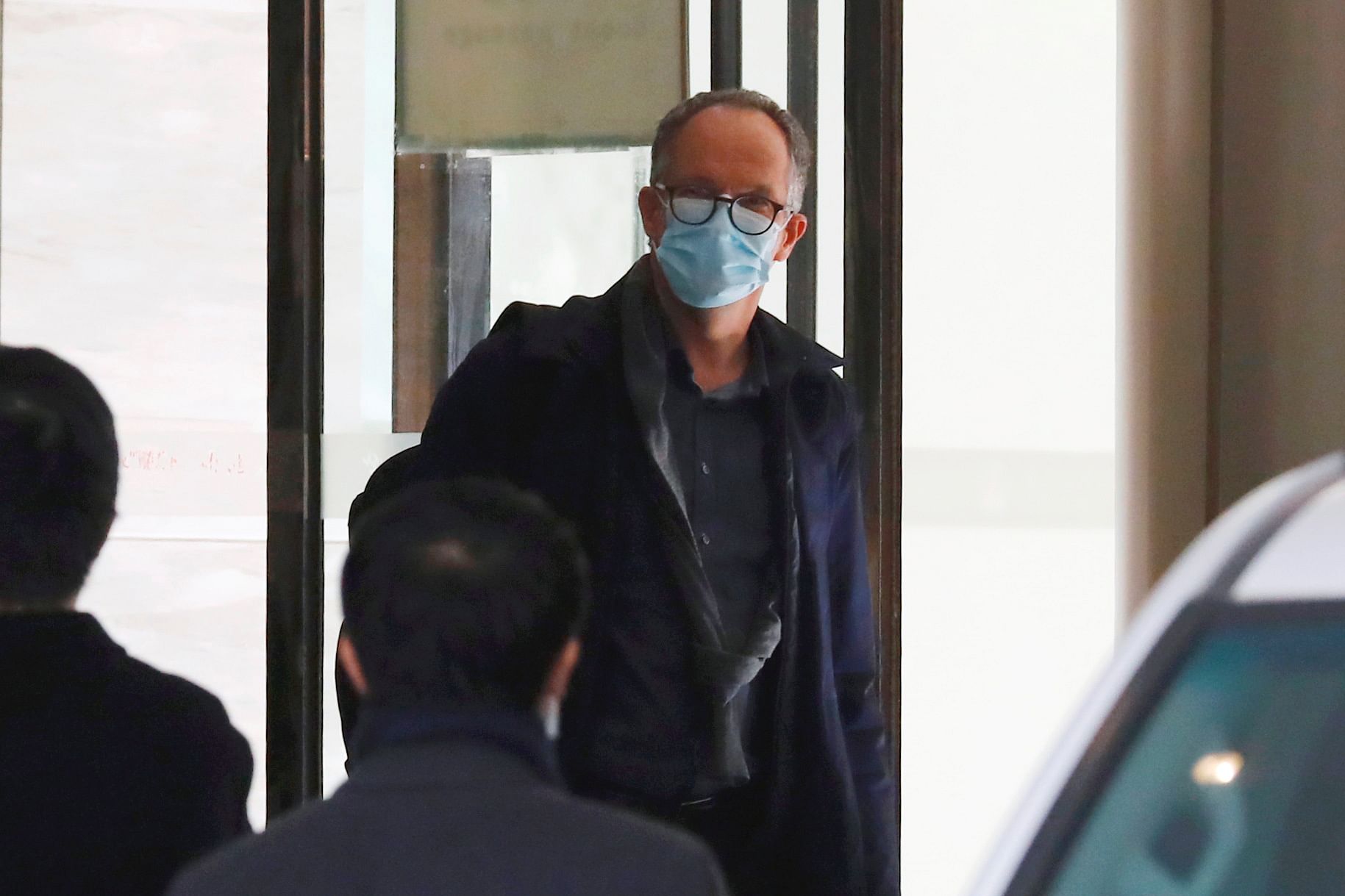Peter Ben Embarek, a member of the World Health Organisation (WHO) team tasked with investigating the origins of the coronavirus disease (COVID-19), leaves his quarantine hotel in Wuhan, Hubei province, China January 28, 2021. Credit: REUTERS