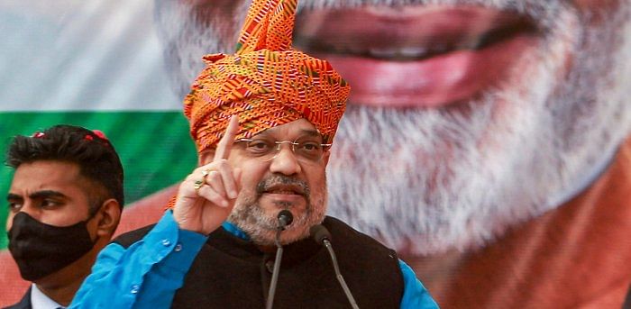 Union Home Minister Amit Shah will address two rallies in West Bengal on Saturday and Sunday. Credit: PTI Photo