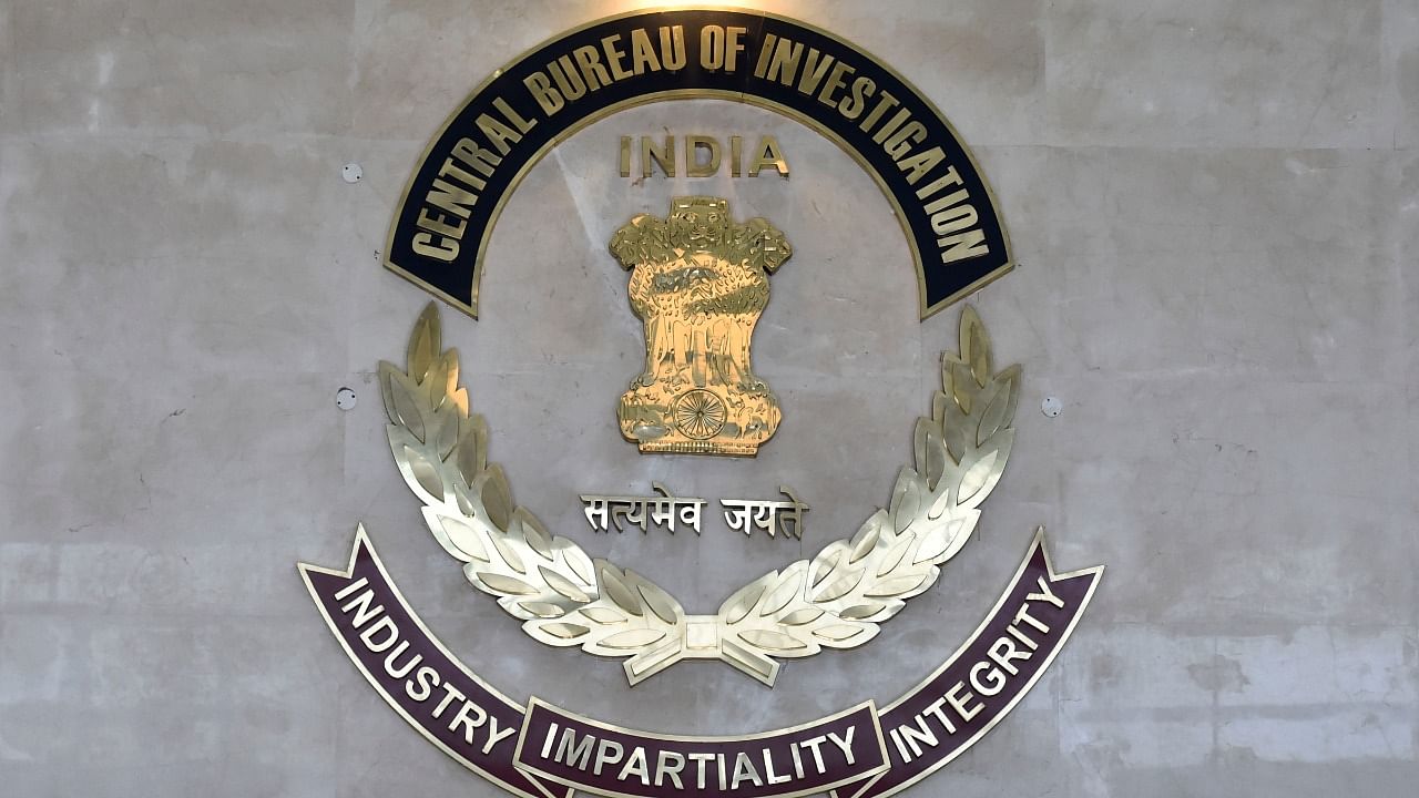 Central Bureau of Investigation (CBI) logo at CBI HQ, in New Delhi. Credit: PTI File Photo