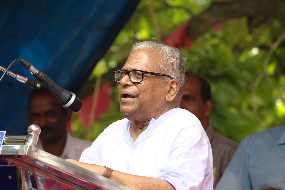 Former Kerala Chief Minister V S Achuthanandan. Credit: Wikipedia