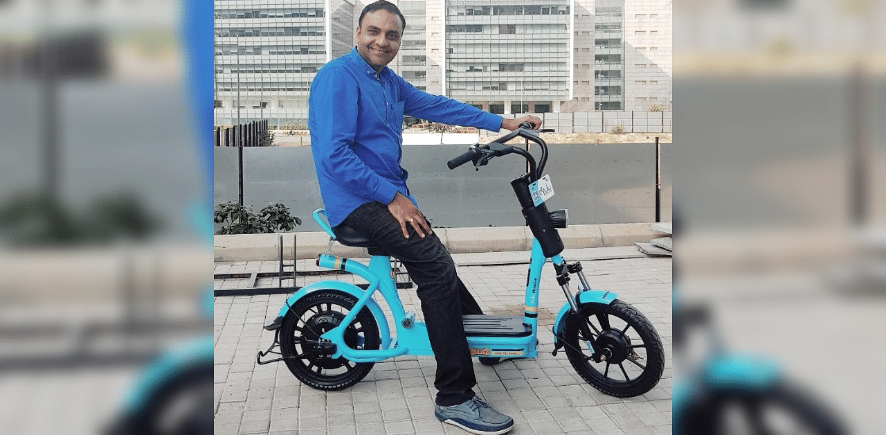 Amit Gupta is the CEO and Co-founder of Yulu. Credit: Yulu