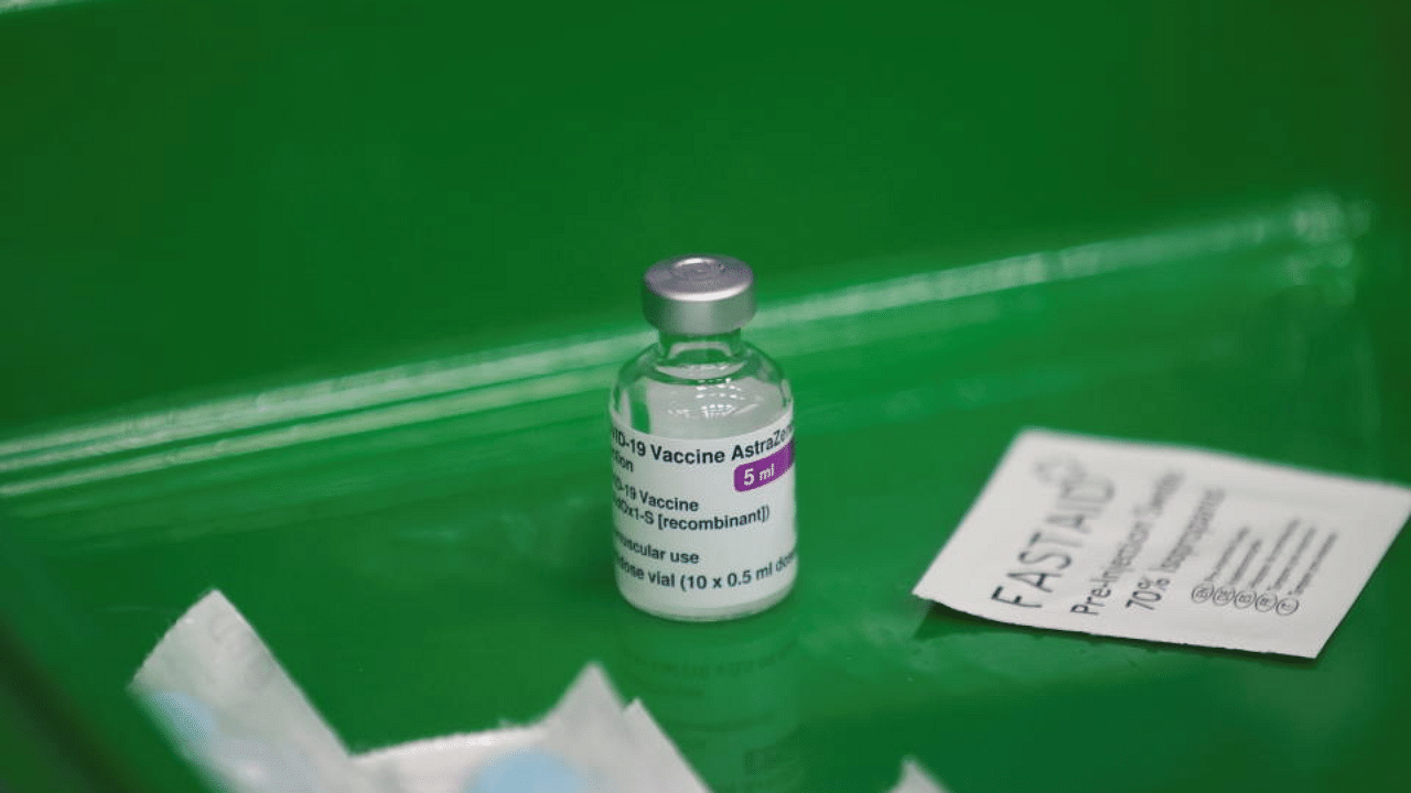 A vial of the AstraZeneca's vaccine for the coronavirus disease. Credit: Reuters Photo